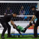 Humanoid Robots Play Soccer Autonomously